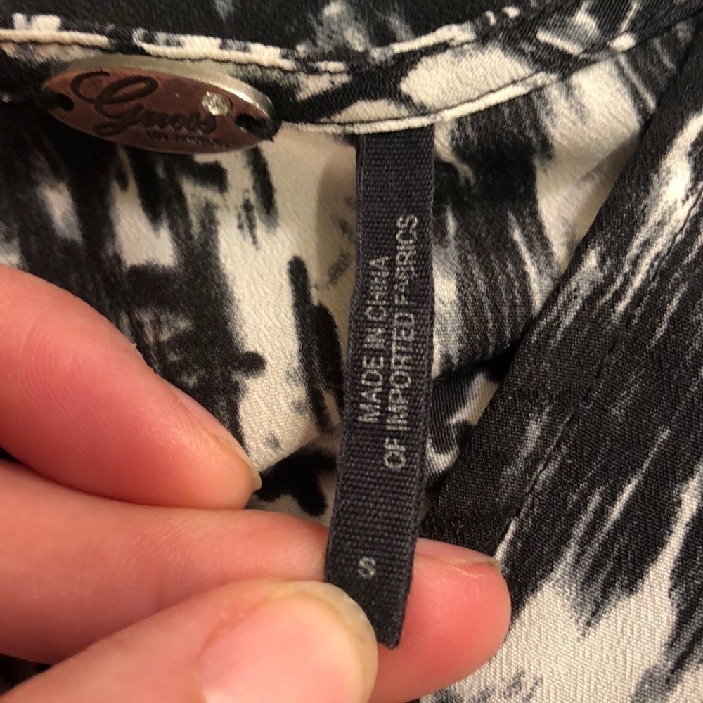 Guess black and white mini dress - Picture 7 of 10